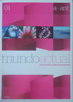 Foto de la portada de la enciclopedia "Mundo actual"